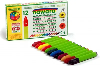 Produktbild von ökoNorm Wachskreide nawaro, Kartonetui - 12 Farben