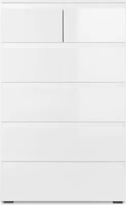 Produktbild von CALICOSY - Hohe Kommode mit 6 Schubladen L80 x H131cm - Pretoria
