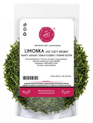 Obrázek produktu pro Nasekané, jemně naporcované, sušené listy kafírského limetu – 50 g jedlých listů kafírského limetu