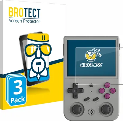 Produktbild von 3x BROTECT Schutzglas für Anbernic RG353V Schutzfolie Panzer Folie Glas Display Schutz klar