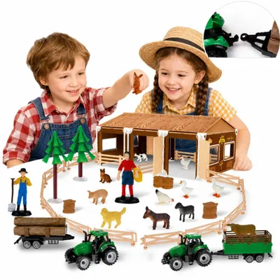 Produktbild von Woopie Little Farmer Xl Set Bauernhoffiguren