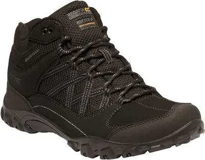 Produktbild von Regatta - Pánska turistická obuv "Edgepoint", nepremokavá RG4559 (44 EU) (black/granite grey)