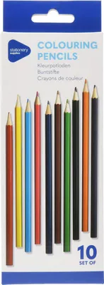 Produktbild von Holzmalstifte 10er Set, 10 Farben