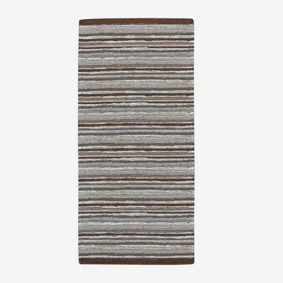 Produktbild von Laos Brown - Waschbarer rutschfester Läuferteppich für Küche und Bad