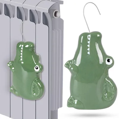 Produktbild von Vilde Luftbefeuchter Heizkörper-Luftbefeuchter Wasserverdunster Verdunster Diffusor Heizungsverdunster aus Keramik für Kinder Krokodil
