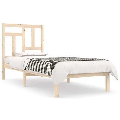 Produktbild von vidaXL Massivholzbett ohne Matratze 90x200 Kiefernholz