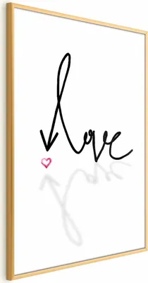 Produktbild von Posterpapier Poster - This Is Love 60x90 cm Text m-A-0927-ao-a