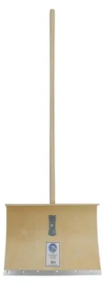 Produktbild von SHW Schneeschieber Holz 500mm mit Stiel Alu-Schutzkante 5 Stk