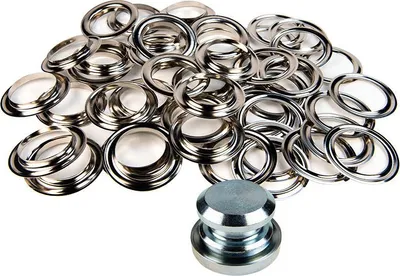 Produktbild von Vorhangringe Set 30mm Nickel 20 Stück