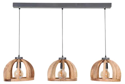 Immagine prodotto di FURNLUX Lampada da soffitto Orba Nero e Marrone Sabbia 120 cm / Colore principale: Marrone / Dimensioni: 120 x 150 x 30 cm
