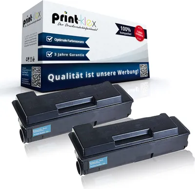 Produktbild von 2x Kompatible Tonerkartuschen für Unisys ED3200 ED3300 1T02F80EU0 TK-310 TK 310 TK310 Schwarz Black - Office Line Serie