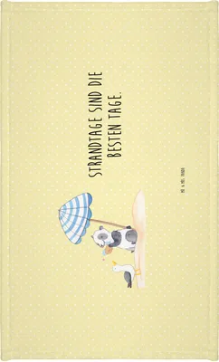 Produktbild von Mr. & Mrs. Panda Handtuch Sommer Strandtage - Gelb Pastell - Geschenk, Blühende Blumen, am Strand, Sommerferien, Frotteehandtuch, Motive, Küste, Flauschtuch, Küstenurlaub