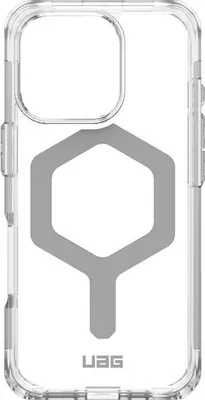 Zdjęcie produktu dla Urban Armor Gear Plyo, Pokrowiec, Apple, iPhone 16 Pro, 16 cm (6.3"), Srebrny, Przezroczysty