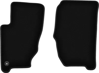 Immagine prodotto di Wielganizator Tappetini anteriori in velluto per Jeep Cherokee Liberty KJ (2002-2007, fuoristrada) neri, set 2 pz, con fissaggi