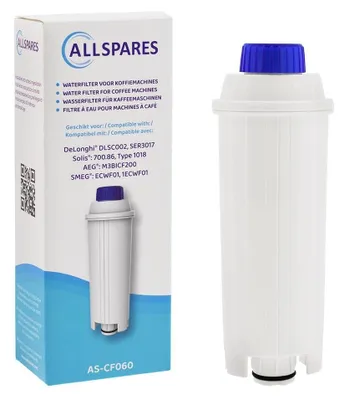 Produktbild von AllSpares Wasserfilter geeignet für u.a. ECAM Kaffeemaschinen Ersatzfilter für Delonghi DLSC002 / SER3017