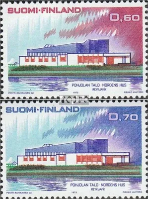 Produktbild von Briefmarken Finnland 1973 Mi 724-725 (kompl.Ausg.) postfrisch Haus des Nordens