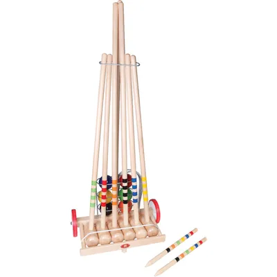 Produktbild von Outdoor active Krocketwagen für 6 Spieler aus Holz