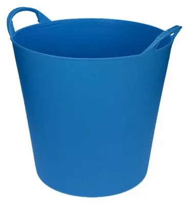 Produktbild von Flexibler Eimer/Waschekorb/Wanne - blau - 20 l - Aufbewahrungskorb