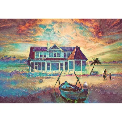 Produktbild von ANATOLISCHES Puzzle Palmeninsel 500 Teile