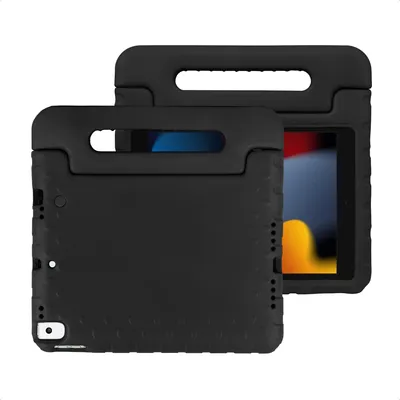 Productafbeelding van imoshion Kidsproof Backcover met handvat voor de Apple iPad 9 (2021) 10.2 inch / iPad 8 (2020) 10.2 inch / iPad 7 (2019) 10.2 inch - Zwart