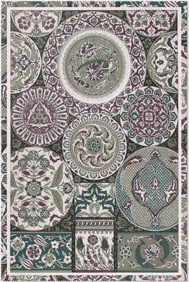 Produktbild von Mandalas von Albert Racinet – Vinylteppich – 150x225 cm – Indoor Teppich – Flur – Pflegeleicht – Modern