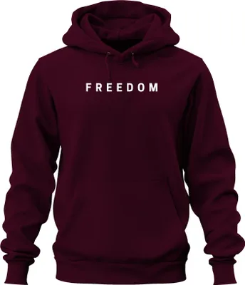 Obrázek produktu pro Freedom Charlie Kirk RIP Konservativ Republikaner Turning Point Uni mikina s kapucí, burgundská, L