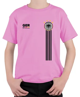 Produktbild von Deutschland Team Fußballfan Adler WM 2026 Weltmeister Worldcup Kinder T-Shirt, Pink, 116