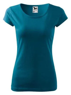 Image de Malfini - T-shirt « Pure » pour femmes PP10801 (L) (bleu-vert)