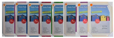 Produktbild von Holz Fotorahmen Bilderrahmen 50x70cm Fotogalerie Bildergalerie Plakatrahmen Bild