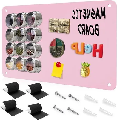 Produktbild von Famanu Magnettafel Wandtafel magnetisch mit Kreidefläche - 30 x 45 x 0,8 cm