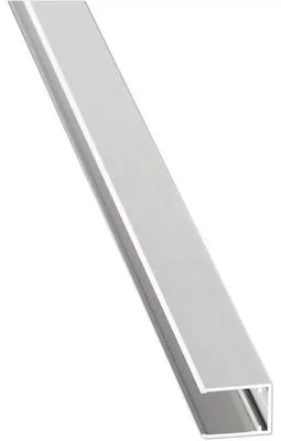 Produktbild von Gutta Alu Randabschluss U-Profil für 16 mm Doppelstegplatten L = 4000 mm