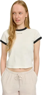 Produktbild von MAZINE Contrast Bindings T-Shirt, Farbe offwhite, Größe M