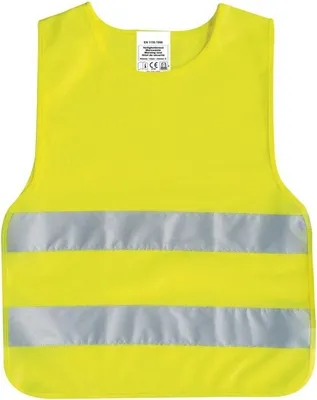 Produktbild von IWH Kinder Reflektionsweste gelb Warnweste Sicherheitsweste DIN Pannenweste Unfallweste