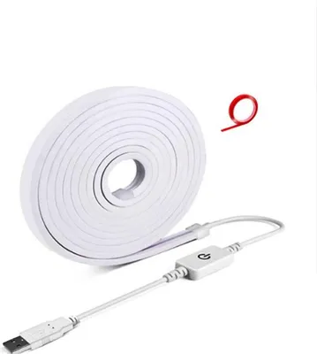 Image de INF Ruban Lumineux Néon USB Dimmable Tactile 4000K Blanc Neutre avec Adhésif 2 m
