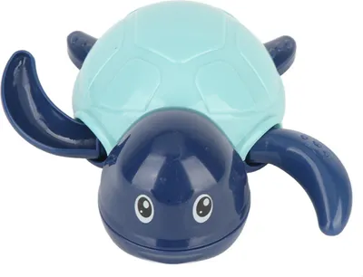 Image de Thermomètre de bain pour bébé Belle forme de tortue Eau de bain pour salle de bain bleue