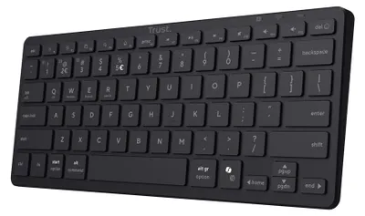 Productafbeelding van Trust Nado II, 60%, Draadloos, USB + Bluetooth, Schuifschakelaar, QWERTY-indeling, Zwart