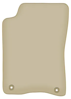 Immagine prodotto di Tappetino conducente in velluto PREMIUM beige compatibile con Audi 80 B3 (1986-1991, berlina) – con fissaggi – su misura