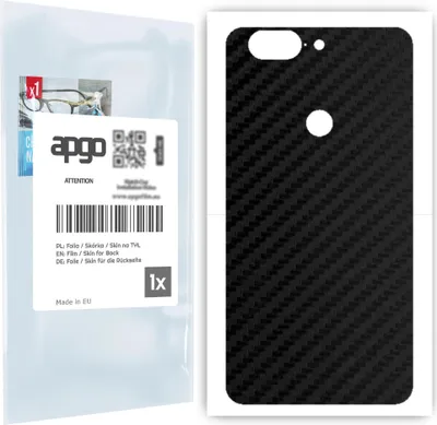 Produktbild von apgo Rückseite Schutzfolie für OnePlus 5T -  Hinten Schutzfolie Carbon, Rückseite Folie schützt vor Kratzern und Fingerabdrücken