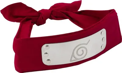 Image de Bandeau Naruto Stirnband Rouge Konoha