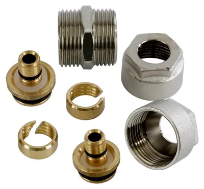 Produktbild von Rohrkupplung zum Verbinden von Metallverbund- und Kunststoffrohren, 14 x 2 mm