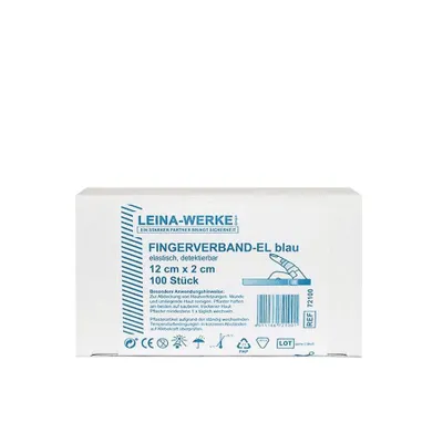 Zdjęcie produktu dla Bandaż elastyczny na palec 12x2cm wykrywalny (100 szt.)