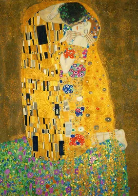 Zdjęcie produktu dla Puzzle Gustave Klimt Pocałunek 1000 elementów