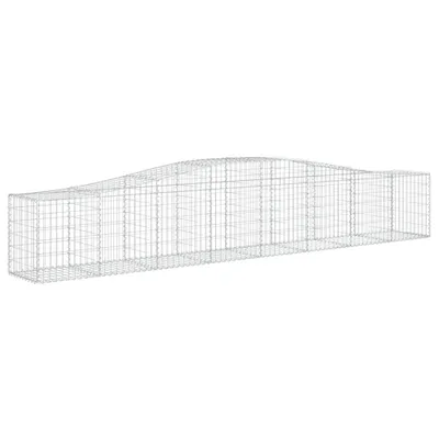 Immagine prodotto di vidaXL Gabbione ad arco alto 400x50x60/80 cm Ferro zincato
