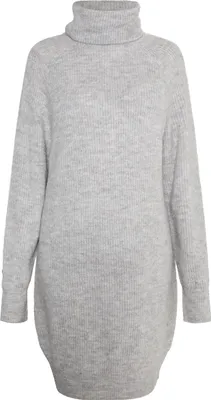 Produktbild von EVERA Damen Strickkleid - Hellgrau Melange, XXL
