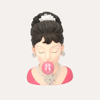 Immagine prodotto di KEYHOMESTORE | Busto Femminile in Resina H. 30 cm