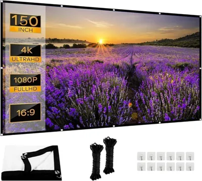 Obrázek produktu pro Skládací projekční plátno, 150 palců