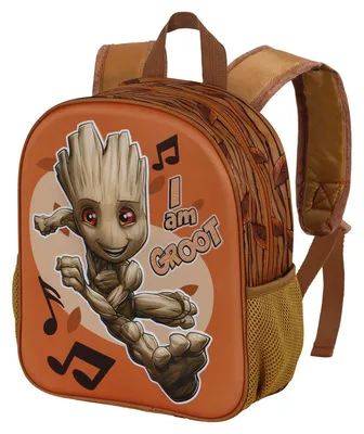 Produktbild von Karactermania Marvel 3d Soundtrack I Am Groot 26x11x31 Cm 9l Rucksack Orange  Kinder Orange One Size