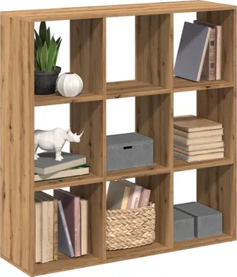Produktbild von Raumteiler-Bücherregal Artisan-Eiche 102x29x103,5 cm 858047