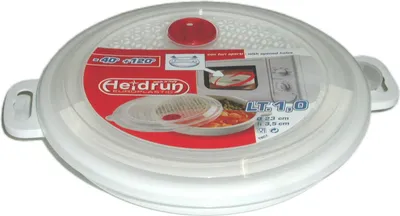Produktbild von HEIDRUN Mikro-Menueteller mit Deckel + Ventil, Unterteilt