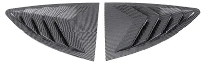 Image de Lot de 2 caches de ventilation pour vitres latérales arrière (gauche et droite) – Pièces de rechange pour GT86 et BRZ (2013-2020) – Style fibre de carbone